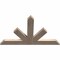Ekena Millwork Saratoga Smooth Timber Gable Bracket, Douglas Fir, 36"W x 23"H x 1 1/2"D x 3 1/2"F, 15/12 Pitch GBW036X23X0204SAR00SDF - alternate 3